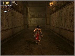 na ostatnim musimy uważać, gdyż nad głową wirować będzie belka naszpikowana ostrzami [107] - Ołtarz ofiarny - przeszłość (2) | Dama w niebezpieczeństwie, Mroczna dłoń losu - Prince of Persia: Dusza Wojownika - poradnik do gry