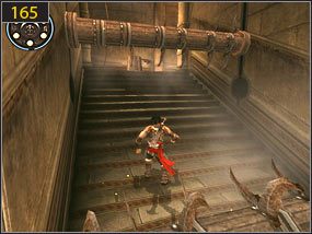 2 - Pomocna dłoń - Hol centralny - przeszłość | Pomocna dłoń, Klucz i zamek - Prince of Persia: Dusza Wojownika - poradnik do gry