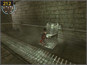 i wspinamy się po kamiennym bloku, który właśnie się wysunął [211] - Mechaniczna wieża - przeszłość | Wieże | Prince of Persia Dusza Wojownika - Prince of Persia: Dusza Wojownika - poradnik do gry