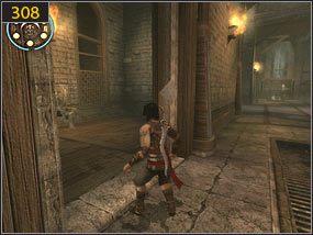 Czeka tam na nas Gigant, miotający płonące bomby [307] - Pokój aktywacyjny - przeszłość (1) | Trybiki i śrubki | PoP Dusza Wojownika - Prince of Persia: Dusza Wojownika - poradnik do gry