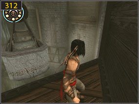 Wchodzimy na drabinę i skaczemy na głaz [311] - Pokój aktywacyjny - przeszłość (1) | Trybiki i śrubki | PoP Dusza Wojownika - Prince of Persia: Dusza Wojownika - poradnik do gry