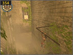 i używamy zwolnienia czasu, aby zdążyć przebiec na drugą stronę [353] - Druga wieża - Mechaniczna wieża - przeszłość | Druga wieża, Wodna Pani - Prince of Persia: Dusza Wojownika - poradnik do gry