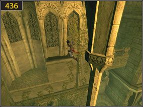 w ten oto sposób [435] i móc się na niego wspiąć - Wodospady w ogrodzie - przeszłość (1) | Woda i ogrody | PoP Dusza Wojownika - Prince of Persia: Dusza Wojownika - poradnik do gry