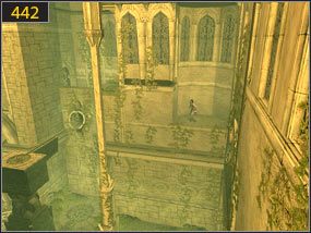 Dźwignię przekręcamy [441] w taki sposób, aby kolumna była ustawiona w ten sposób [442] - Wodospady w ogrodzie - przeszłość (1) | Woda i ogrody | PoP Dusza Wojownika - Prince of Persia: Dusza Wojownika - poradnik do gry