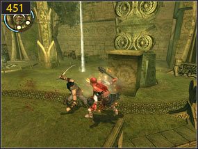 4 - Wodospady w ogrodzie - przeszłość (2) | Woda i ogrody | PoP Dusza Wojownika - Prince of Persia: Dusza Wojownika - poradnik do gry