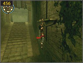 Wspinaczka po drabinie [455], kilka skoków i jesteśmy przy bramie, którą otwieramy mechanizmem [456] - Wodospady w ogrodzie - przeszłość (2) | Woda i ogrody | PoP Dusza Wojownika - Prince of Persia: Dusza Wojownika - poradnik do gry