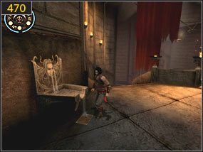 otwieramy bramę [469] prowadzącą do komnaty Piasków - Imperatorka - Komnata klepsydry - przeszłość | Imperatorka, Długa droga do domu, Przeznaczenie - Prince of Persia: Dusza Wojownika - poradnik do gry