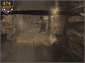 Biegniemy korytarzem [473] unikając macek Dhaki [474] - Długa droga do domu - Plaża - teraźniejszość | Imperatorka, Długa droga do domu, Przeznaczenie - Prince of Persia: Dusza Wojownika - poradnik do gry