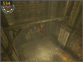 Krótka walka z kilkoma przeciwnikami [533] i wspinaczka po belkach [534] - Więzienie - przeszłość (2) | Tron i maska | Prince of Persia Dusza Wojownika - Prince of Persia: Dusza Wojownika - poradnik do gry