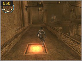 Znowu pomieszczenie, w którym już byliśmy - tym razem poruszamy się w przeciwnym kierunku [649] - Ołtarz ofiarny - przeszłość | Ścieżka upiora piasku | PoP Dusza Wojownika - Prince of Persia: Dusza Wojownika - poradnik do gry