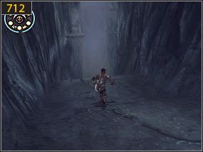 Uruchamiamy mechanizm (zapadnię), który otworzy nam bramę - Mistyczne jaskinie - przeszłość | Lustrzane przeznaczenie | PoP Dusza Wojownika - Prince of Persia: Dusza Wojownika - poradnik do gry