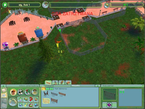 Szybkie działanie w trybie pauzy to tutaj podstawa. - Park Zwierzęcy Raintree | Ogrody Zoologiczne w kłopotach | Zoo Tycoon 2 - Zoo Tycoon 2 - poradnik do gry