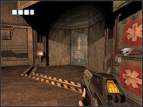 Po minucie-dwóch koleś będzie martwy, natomiast Ty zostaniesz wynagrodzony paczką papierosów (#27, Game Concept Art 01, Riddick Prototype 2 ) - 06 - Mainframe (2) | Solucja | Kroniki Riddicka Ucieczka z Butcher Bay - Kroniki Riddicka: Ucieczka z Butcher Bay - poradnik do gry