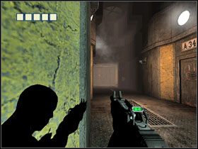 Zejdź teraz na dół i zastrzel dwóch strażników - 07 - Prison Yard Riot | Solucja | Kroniki Riddicka Ucieczka z Butcher Bay - Kroniki Riddicka: Ucieczka z Butcher Bay - poradnik do gry