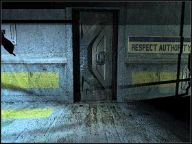 Po wyjściu z windy porozmawiaj z Raelem - 15 - Tower 17 Base | Solucja | Kroniki Riddicka Ucieczka z Butcher Bay - Kroniki Riddicka: Ucieczka z Butcher Bay - poradnik do gry