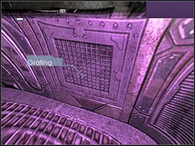 Za tą po lewej kryje się przejście dalej - 18 - Work Pass | Solucja | Kroniki Riddicka Ucieczka z Butcher Bay - Kroniki Riddicka: Ucieczka z Butcher Bay - poradnik do gry