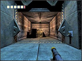 Zeskocz na dół i przejdź w lewo, aby znaleźć kolejną paczkę papierosów (#4, Game Concept Art 16 ) - 23 - Mining Core (2) | Solucja | Kroniki Riddicka Ucieczka z Butcher Bay - Kroniki Riddicka: Ucieczka z Butcher Bay - poradnik do gry