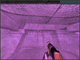 Zastrzel go szybko, a następnie wejdź po drabince w środkowym pomieszczeniu - 27 - Contain Router (1) | Solucja | Kroniki Riddicka Ucieczka z Butcher Bay - Kroniki Riddicka: Ucieczka z Butcher Bay - poradnik do gry