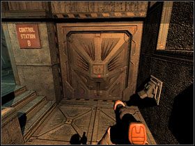 Przejdź do końca, aby znaleźć się z powrotem na korytarzu - 27 - Contain Router (3) | Solucja | Kroniki Riddicka Ucieczka z Butcher Bay - Kroniki Riddicka: Ucieczka z Butcher Bay - poradnik do gry