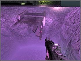 Przejdź przez kolejne drzwi i skieruj się w prawo - 29 - Abandoned Equipment Center (2) | Solucja - Kroniki Riddicka: Ucieczka z Butcher Bay - poradnik do gry