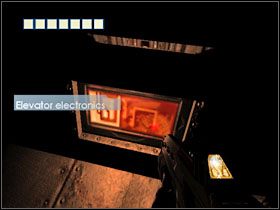 Wejdź w drzwi po prawej, zabij trzy potwory i wejdź do zepsutej windy - 30 - Central Storage | Solucja | Kroniki Riddicka Ucieczka z Butcher Bay - Kroniki Riddicka: Ucieczka z Butcher Bay - poradnik do gry
