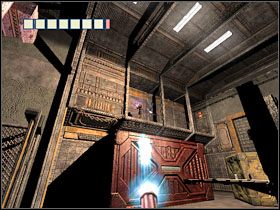 Dotrzesz do pomieszczenia z czwórką strażników - dwóch na ziemi, dwóch na balkonach - 31 - Loading Docks (2) | Solucja | Kroniki Riddicka Ucieczka z Butcher Bay - Kroniki Riddicka: Ucieczka z Butcher Bay - poradnik do gry