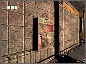 Kolejno chwyć się widocznej na rysunku drabinki i przejdź nią na drugą stronę - 31 - Loading Docks (2) | Solucja | Kroniki Riddicka Ucieczka z Butcher Bay - Kroniki Riddicka: Ucieczka z Butcher Bay - poradnik do gry