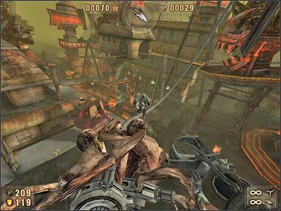 Pozostali będą starali się zabić nas na miarę swoich skromnych możliwości - 6.2 Smutne Miasteczko cz.3 | Painkiller Battle Out of Hell - Painkiller: Battle Out of Hell - poradnik do gry