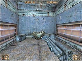 I wychodzimy do niebieskiego korytarza - 6.3 Laboratorium cz.1 | Painkiller Battle Out of Hell - Painkiller: Battle Out of Hell - poradnik do gry