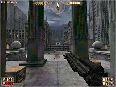 Nim jednak zapoznamy się z pozostałą częścią mieszkańców tej dzielnicy, weźmy znajdującą się po lewej stronie zbroję, a potem ruszajmy przed siebie - 6.5 Wymarłe Miasto cz.1 | Painkiller Battle Out of Hell - Painkiller: Battle Out of Hell - poradnik do gry