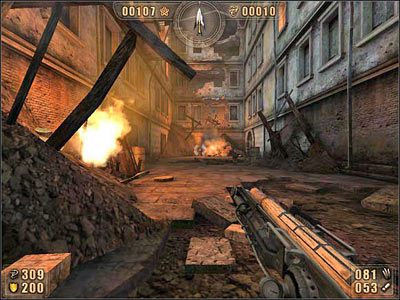 Po pokonaniu kolejnej fali nieprzyjaciół mamy sekret (2) do oczyszczenia - 6.6 Leningrad cz.3 | Painkiller Battle Out of Hell - Painkiller: Battle Out of Hell - poradnik do gry