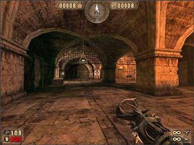 Zaczynamy w niskiej piwnicy rozświetlanej pochodniami - 6.7 Koloseum cz.1 | Painkiller Battle Out of Hell - Painkiller: Battle Out of Hell - poradnik do gry