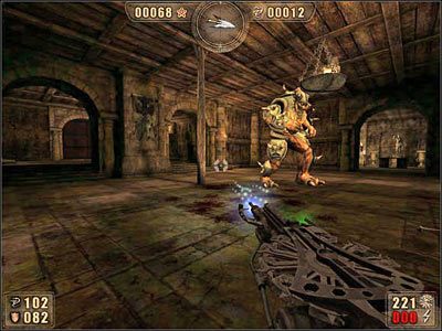 Towarzyszących mu przybocznych już zdarzyliśmy poznać - 6.7 Koloseum cz.2 | Painkiller Battle Out of Hell - Painkiller: Battle Out of Hell - poradnik do gry