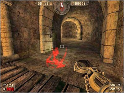 Wchodzimy po schodkach i mamy miejsce zapisu - 6.7 Koloseum cz.5 | Painkiller Battle Out of Hell - Painkiller: Battle Out of Hell - poradnik do gry