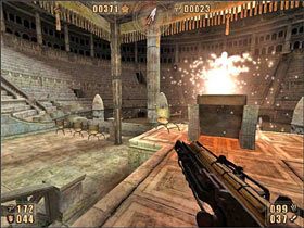 Pojawia się koniec etapu - 6.7 Koloseum cz.10 | Painkiller Battle Out of Hell - Painkiller: Battle Out of Hell - poradnik do gry