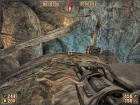 Drugi (1) : wracając po drodze mijamy duży dorodny kamień, na który wskakujemy - 6.8 Podziemia cz.5 | Painkiller Battle Out of Hell - Painkiller: Battle Out of Hell - poradnik do gry