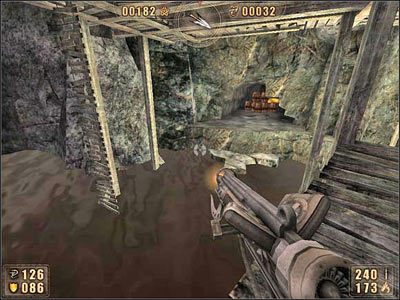 i strzelamy w beczki - 6.8 Podziemia cz.6 | Painkiller Battle Out of Hell - Painkiller: Battle Out of Hell - poradnik do gry