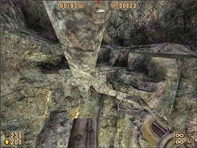 Teraz ostrożnie przeskakujemy na pierwsze belki i na następne - 6.8 Podziemia cz.7 | Painkiller Battle Out of Hell - Painkiller: Battle Out of Hell - poradnik do gry