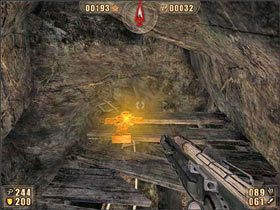 Możemy iść dalej - wracamy na tory (znów uwaga na wodę) i docieramy do pomieszczenia, przez które przejeżdżaliśmy na samym początku - 6.8 Podziemia cz.8 | Painkiller Battle Out of Hell - Painkiller: Battle Out of Hell - poradnik do gry