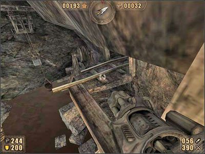 Tym razem jest to nieco trudniejsze - będziemy musieli nieco poskakać z belki na belkę - ale po tych wszystkich sekretach powinniśmy mieć praktykę - 6.8 Podziemia cz.8 | Painkiller Battle Out of Hell - Painkiller: Battle Out of Hell - poradnik do gry