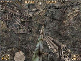 Jesteśmy ponownie w miejscu, z którego przed chwila skakaliśmy na linę - 6.9 Jaskinia cz.3 | Painkiller Battle Out of Hell - Painkiller: Battle Out of Hell - poradnik do gry