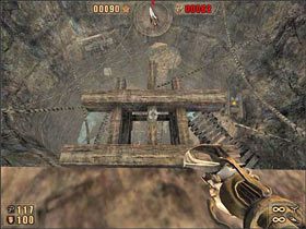 Pod nami widać drugą - nieco węższą - 6.9 Jaskinia cz.6 | Painkiller Battle Out of Hell - Painkiller: Battle Out of Hell - poradnik do gry