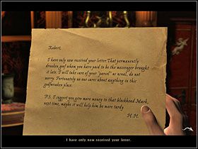 Odłożyłem list z powrotem i ruszyłem do pokoju - 01 [Rozdział 1] Zamek Black Mirror - The Black Mirror - poradnik do gry