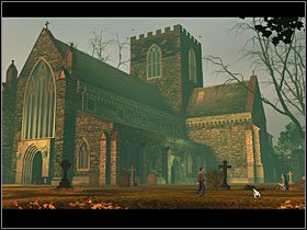 Poszedłem na drugą stronę cmentarza i obejrzałem grobowiec Williama Gordona - 12 [Rozdział 1] Plebania Warmhill - The Black Mirror - poradnik do gry