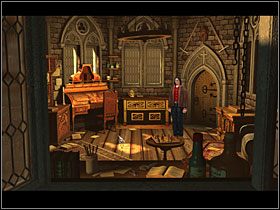 Obejrzałem dwie ogromne skrzynie stojące przy drzwiach, ale bez odpowiedniego klucza nie miałem szans by je otworzyć - 14 [Rozdział 1] Zamek Black Mirror - The Black Mirror - poradnik do gry