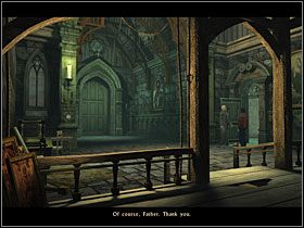 Na kolumnie zauważyłem niewielki, okrągły otwór do którego jak ulał pasował mój przedmiot z diamentem - 27 [Rozdział 2] Plebania Warmhill - The Black Mirror - poradnik do gry