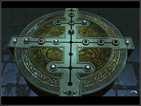 Dwie czarne w dół, a biała z góry przed czerwoną po lewej - 28 [Rozdział 2] Plebania Warmhill - The Black Mirror - poradnik do gry