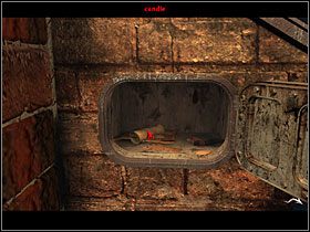 Ale mam świecę z knotem... Nożykiem obciąłem knot ze świeczki i zamontowałem go w zapalniczce - 41 [Rozdział 3] Zamek w Walii - The Black Mirror - poradnik do gry