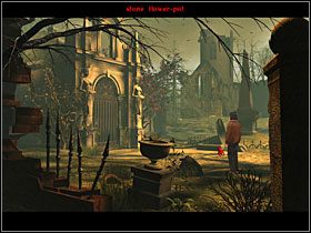 Zapytałem o klucz do grobowca Richarda, ale ten oczywiście nie miał pojęcia - 44 [Rozdział 3] Zamek w Walii - The Black Mirror - poradnik do gry