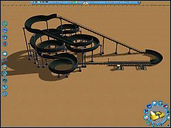 Toxic Toboggan - Atrakcje RollerCoastery (1) | Obiekty w RollerCoaster Tycoon 3 - RollerCoaster Tycoon 3 - poradnik do gry